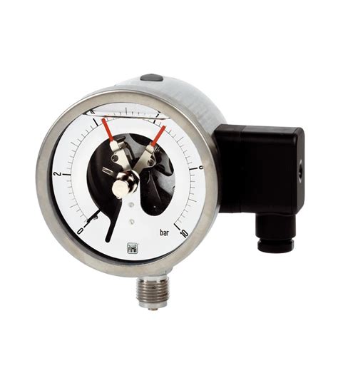 Mce Dn Pressure Gauges With Electric Contacts Eti Italy