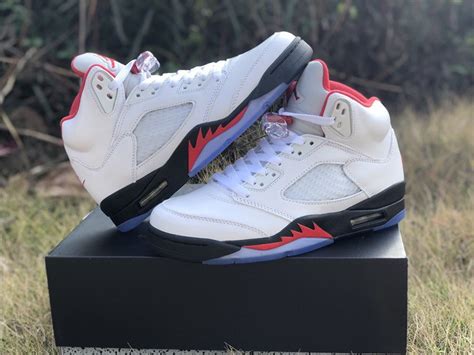 2020 Air Jordan 5 “fire Red” With 3m Silver Tongue Da1911 102