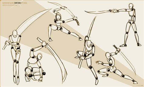 Mannequin Sword Poses by Windam on DeviantArt