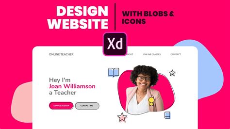 Adobe XD Web Design Tutorial For Beginners Using Blobs And Icons YouTube