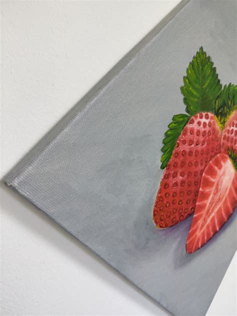 Strawberries Painting By Vira Savka Jose Art Gallery