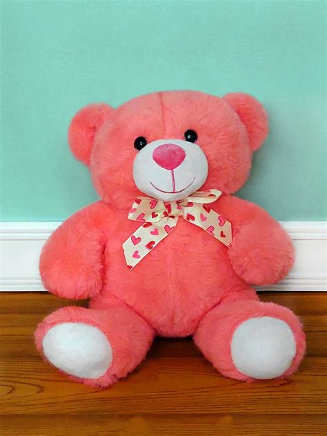 Cherry Teddy Bear Osa De Peluche Rosa Cherry Ari Dolls Flickr