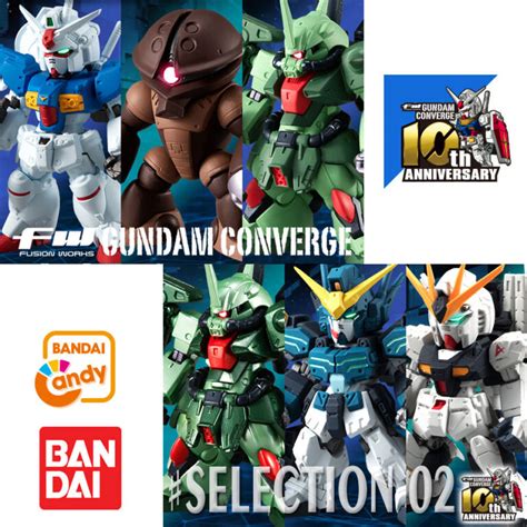 Fw Gundam Converge 10th Anniversary ♯selection 02 Candy Toy Bandai