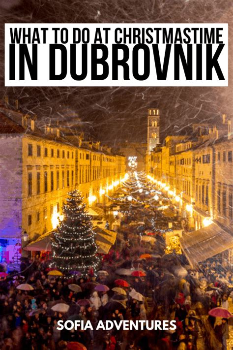 How To Visit The Dubrovnik Christmas Market And Dubrovnik Winter Festival