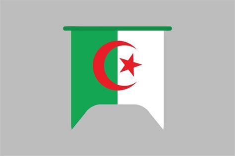 Premium Vector Algeria Flag The Flag Of Algeria Flag Of Algeria