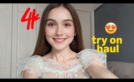 4k Transparent Dress Try On Haul See Through Lingerie Fishnet Outfit Try On Haul Bikini Try