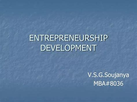 Ppt Entrepreneurship Development Powerpoint Presentation Free