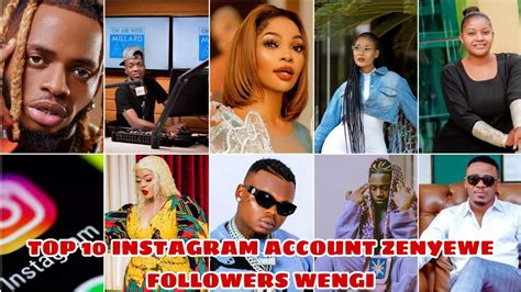 Top 10 Hawa Ndiyo Mastaa Wa Tanzania Wenyewe Followers Wengi Instagram