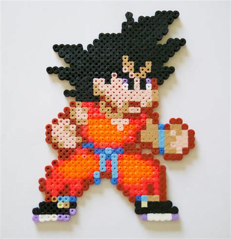 Goku Blue Perler Beads Plantillas Hama Beads Llaveros Hama Beads Sexiz Pix