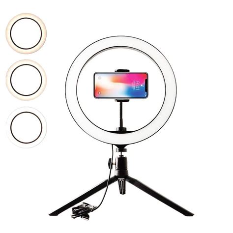 Ring Light RGB de 12 suporte para tripé de 2 1 m Ring Light LED