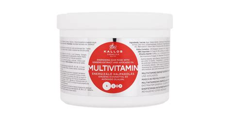 Kallos Cosmetics Multivitamin Maske za kosu za žene Lijepa hr