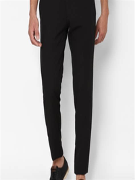 Buy Allen Solly Men Black Slim Fit Trousers Trousers For Men 16868124 Myntra