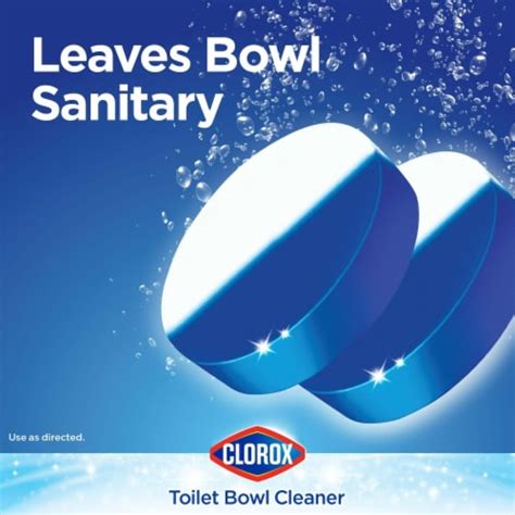 Clorox Bleach And Blue Toilet Tablets Rain Clean 4 Count Kroger