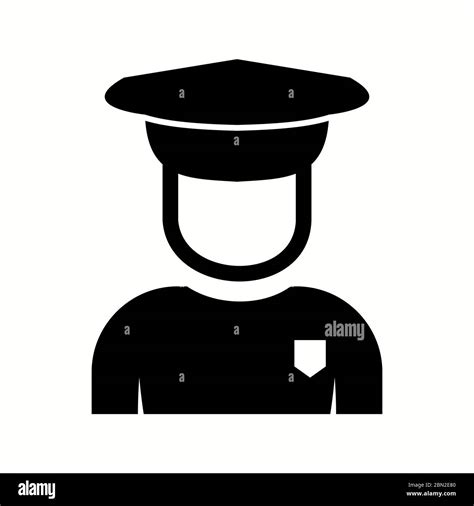 Beautiful Security Guard Glyph Black Icon Stock Vector Image And Art Alamy