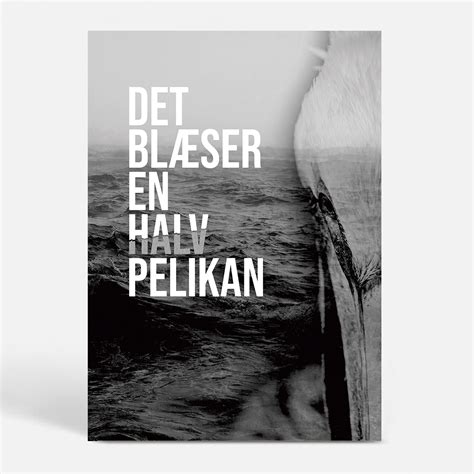 En Halv Pelikan Bestil Den Sjove Og Dekorative Plakat Her Fra 99 Dkk