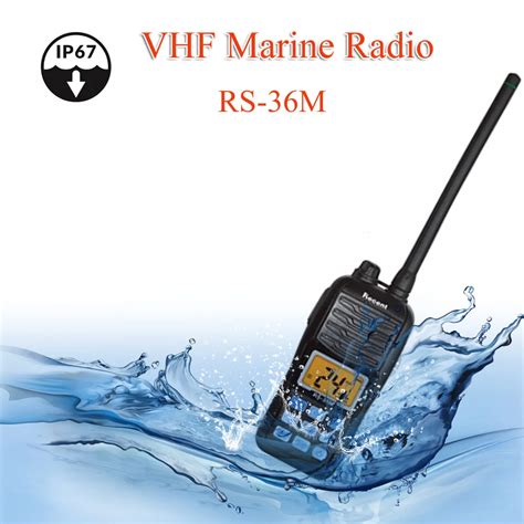 Vhf Marine Radio Recent Rs M Mhz New Waterproof Ip