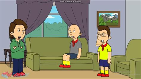 Classic Caillou Gets Grounded For Nothing First Classic Caillou Gets