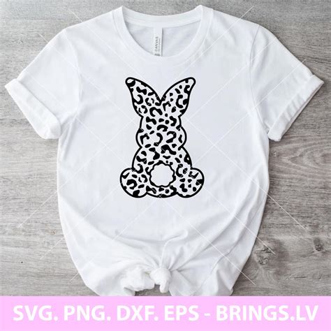 Leopard Bunny SVG Bunny Leopard Print SVG Bunny SVG