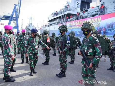 Koarmada I TNI Angkatan Laut Gelar Latihan Operasi Amfibi 2021