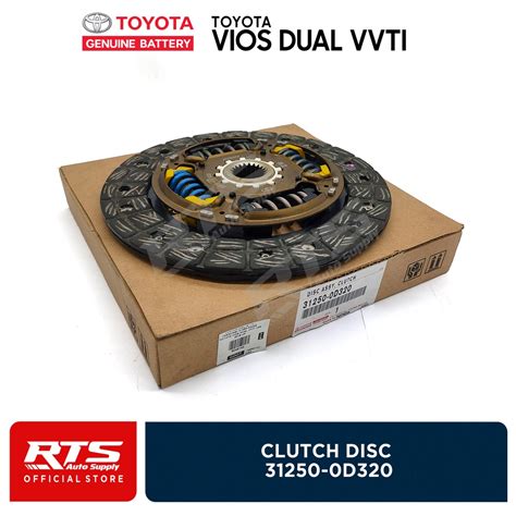 Toyota Genuine Clutch Disc Vios Dual Vvti 1nr 2016 Up Size 8 1 4 31250