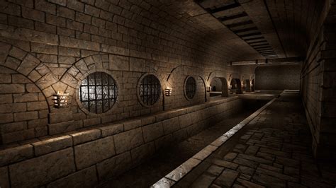 Modular Medieval Sewer Dungeon In Environments Ue Marketplace