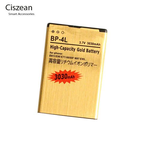 X Mah Bp L Gold Replacement Battery For Nokia E I E F T