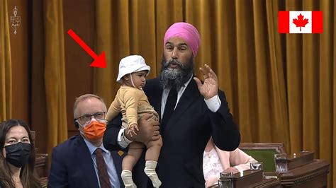 NDP Leader Jagmeet Singh Bringing His Baby Into Canada Parliament