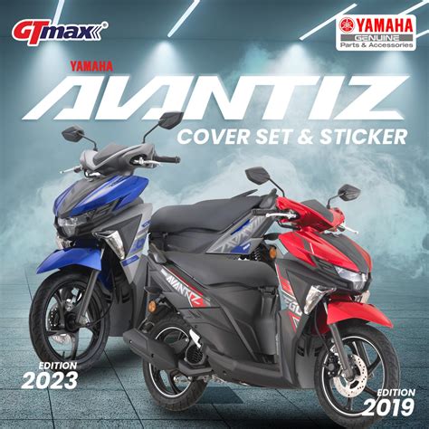 Yamaha Avantiz Coverset Body Sticker Blue Grey Red Black Complete Set