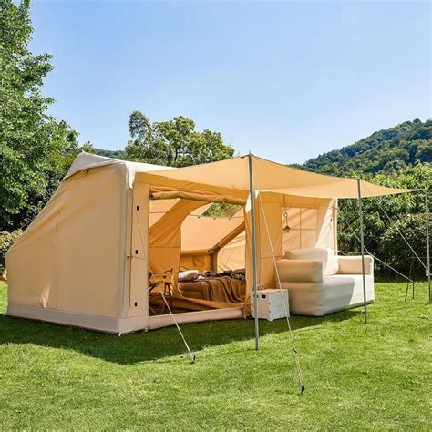 YOLENY Extra Large Inflatable Camping Tent, Glamping Tents 4 Season Waterproof