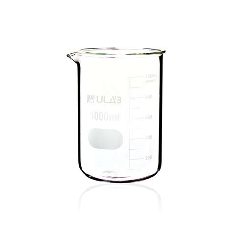 Ulab Scientific Glass Beaker Set 2 Sizes 1000ml 2000ml 33