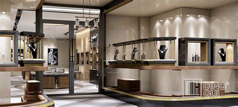 High End Luxury Jewelry Showroom Showcase Design Jewelry Watch