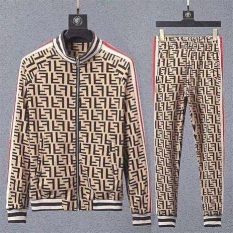 Wholesale cheap fendi mens tracksuit for sale. | Track suit men, Designer tracksuits, Mens ...