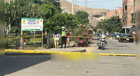 Los Olivos Sicarios Acribillan A Joven En El Parque Virgen Del Rosario