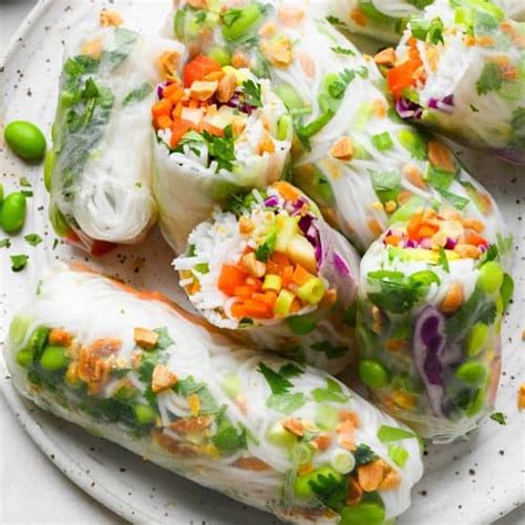 Fresh Spring Rolls Recipe Joyfoodsunshine