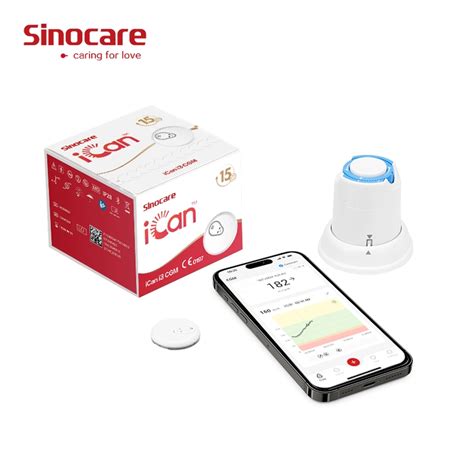 Sinocare Blood Glucose Constant Monitor Meter Kit Cgm Continuous