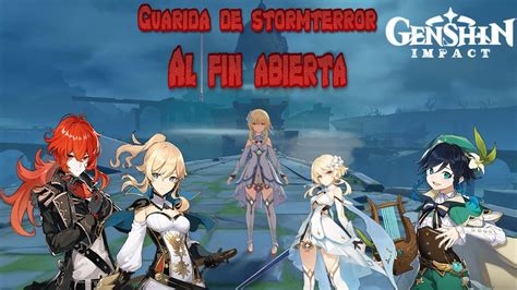 Guarida De Stormterror Abierta Genshin Impact Youtube