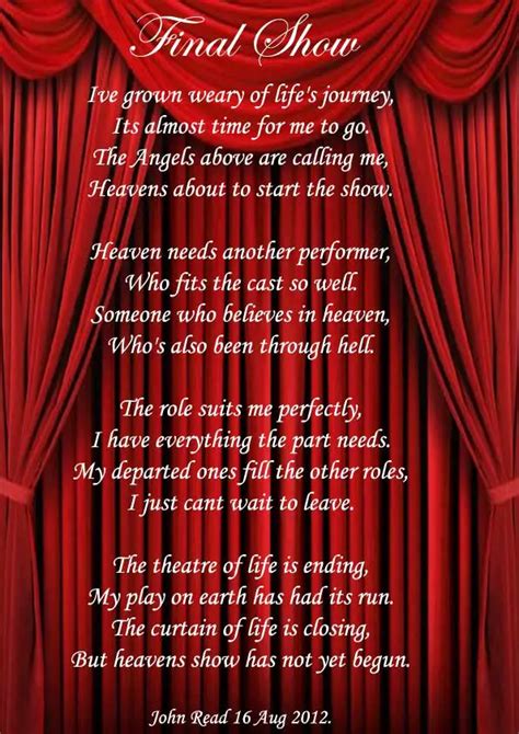 Poem About Theatre