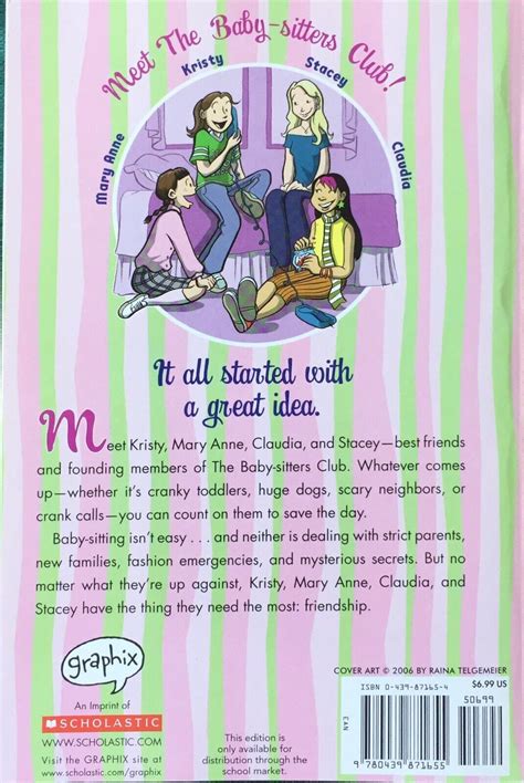 The Baby Sitters Club Kristy S Great Idea Paperback VERY GOOD