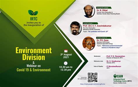 Environment Division Inaugurated Irtc