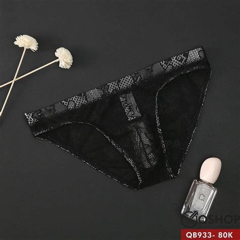 Quần lót nam bikini ren lưới QB