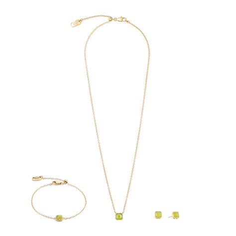 Birthstone August Earrings Green Jade Gold – COEUR DE LION (UK-WORLD)