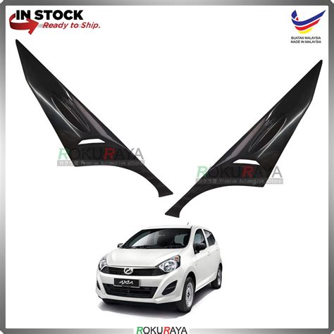 Perodua Axia G E Spec 2014 2016 Custom Fit ABS Plastic Car Head Lamp