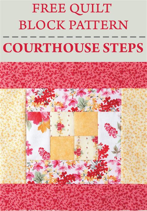 Courthouse Steps Quilt Pattern Free