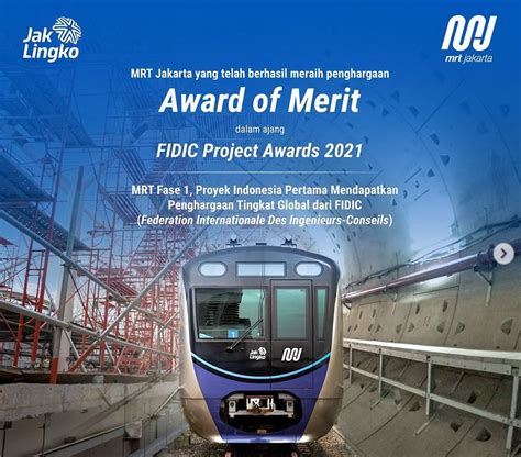 Fidic Project Awards 2021 Mrt Jakarta