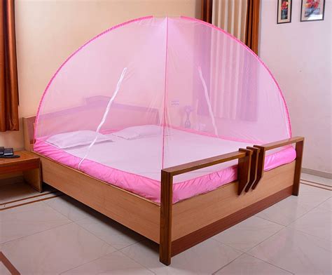 Onlinetree Polyester Foldable Mosquito Net For King Size Double Bed