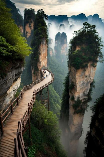 Premium Photo Zhangjiajie National Park Is The Worlds Largest