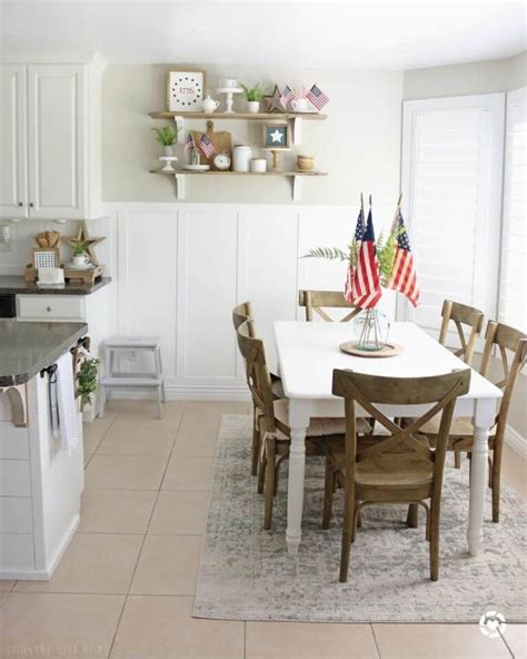 Kitchen Table on Beige Tile Flooring - Soul & Lane