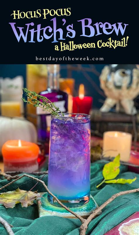 Witch S Brew Halloween Cocktail Recipe Halloween Cocktail Recipes