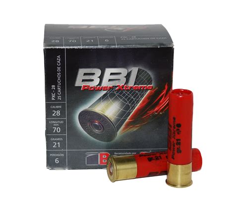 Cartuchos De Caza BBI Power PXC Calibre 28 21 Gr