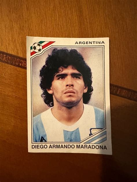 Panini World Cup Mexico 86 Diego Maradona 1 Sticker Catawiki